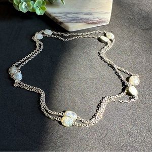 Moonstone Long Necklace 36” inches